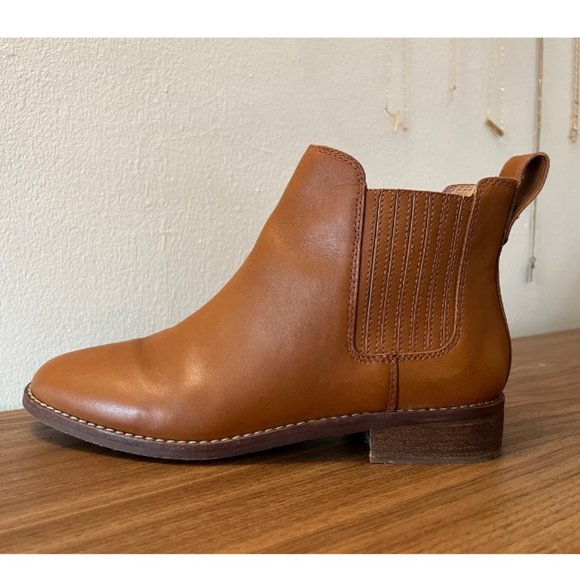 Madewell Ainsley Chelsea Boot in English Saddle, Size 8 - Picture 7 of 8